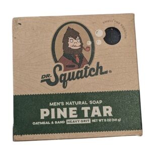 Dr. Squatch Pine Tar Men's Natural Soap - Green and Brown